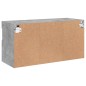 vidaXL TV-Wandschrank mit LED-Leuchten Betongrau 80x30x40 cm vidaXL TV-Wandschrank mit LED-Leuchten Betongrau 80x30x40 cm
