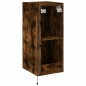 vidaXL TV-Wandschränke mit LED-Leuchten 2 Stk. Räuchereiche vidaXL TV-Wandschränke mit LED-Leuchten 2 Stk. Räuchereiche