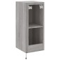 vidaXL TV-Wandschränke mit LED-Leuchten 2Stk. Grau Sonoma 30,5x35x70cm vidaXL TV-Wandschränke mit LED-Leuchten 2Stk. Grau Sonoma 30,5x35x70cm