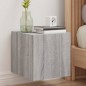 vidaXL TV-Wandschränke mit LED-Leuchten 2Stk. Grau Sonoma 30,5x35x30cm vidaXL TV-Wandschränke mit LED-Leuchten 2Stk. Grau Sonoma 30,5x35x30cm