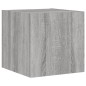 vidaXL TV-Wandschränke mit LED-Leuchten 2Stk. Grau Sonoma 30,5x35x30cm vidaXL TV-Wandschränke mit LED-Leuchten 2Stk. Grau Sonoma 30,5x35x30cm