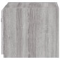 vidaXL TV-Wandschränke mit LED-Leuchten 2Stk. Grau Sonoma 30,5x35x30cm vidaXL TV-Wandschränke mit LED-Leuchten 2Stk. Grau Sonoma 30,5x35x30cm