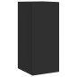 vidaXL TV-Wandschrank mit LED-Leuchten Schwarz 30,5x35x70 cm vidaXL TV-Wandschrank mit LED-Leuchten Schwarz 30,5x35x70 cm