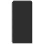 vidaXL TV-Wandschrank mit LED-Leuchten Schwarz 30,5x35x70 cm vidaXL TV-Wandschrank mit LED-Leuchten Schwarz 30,5x35x70 cm