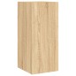 vidaXL TV-Wandschrank mit LED-Leuchten Sonoma-Eiche 30,5x35x70 cm vidaXL TV-Wandschrank mit LED-Leuchten Sonoma-Eiche 30,5x35x70 cm