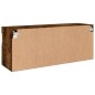 vidaXL TV-Wandschrank mit LED-Leuchten Räuchereiche 100x30x40 cm vidaXL TV-Wandschrank mit LED-Leuchten Räuchereiche 100x30x40 cm