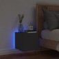 vidaXL TV-Wandschrank mit LED-Leuchten Schwarz 30,5x35x30 cm vidaXL TV-Wandschrank mit LED-Leuchten Schwarz 30,5x35x30 cm