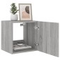 vidaXL TV-Wandschränke mit LED-Leuchten 2Stk. Grau Sonoma 40,5x35x40cm vidaXL TV-Wandschränke mit LED-Leuchten 2Stk. Grau Sonoma 40,5x35x40cm