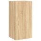 vidaXL TV-Wandschrank mit LED-Leuchten Sonoma-Eiche 40,5x35x80 cm vidaXL TV-Wandschrank mit LED-Leuchten Sonoma-Eiche 40,5x35x80 cm