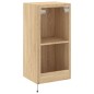 vidaXL TV-Wandschrank mit LED-Leuchten Sonoma-Eiche 40,5x35x80 cm vidaXL TV-Wandschrank mit LED-Leuchten Sonoma-Eiche 40,5x35x80 cm