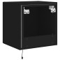 vidaXL TV-Wandschrank mit LED-Leuchten Schwarz 40,5x35x40 cm vidaXL TV-Wandschrank mit LED-Leuchten Schwarz 40,5x35x40 cm