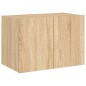 vidaXL TV-Wandschrank mit LED-Leuchten Sonoma-Eiche 60x35x41 cm vidaXL TV-Wandschrank mit LED-Leuchten Sonoma-Eiche 60x35x41 cm