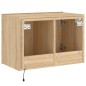 vidaXL TV-Wandschrank mit LED-Leuchten Sonoma-Eiche 60x35x41 cm vidaXL TV-Wandschrank mit LED-Leuchten Sonoma-Eiche 60x35x41 cm