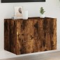 vidaXL TV-Wandschrank mit LED-Leuchten Räuchereiche 60x35x41 cm vidaXL TV-Wandschrank mit LED-Leuchten Räuchereiche 60x35x41 cm