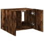vidaXL TV-Wandschrank mit LED-Leuchten Räuchereiche 60x35x41 cm vidaXL TV-Wandschrank mit LED-Leuchten Räuchereiche 60x35x41 cm