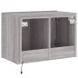 vidaXL TV-Wandschrank mit LED-Leuchten Grau Sonoma 60x35x41 cm vidaXL TV-Wandschrank mit LED-Leuchten Grau Sonoma 60x35x41 cm