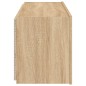 vidaXL TV-Wandschrank mit LED-Leuchten Sonoma-Eiche 100x35x41 cm vidaXL TV-Wandschrank mit LED-Leuchten Sonoma-Eiche 100x35x41 cm