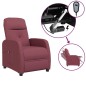 vidaXL Relaxsessel Elektrisch Weinrot Stoff vidaXL Relaxsessel Elektrisch Weinrot Stoff