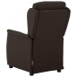 vidaXL Relaxsessel Elektrisch Dunkelbraun Stoff vidaXL Relaxsessel Elektrisch Dunkelbraun Stoff