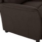 vidaXL Relaxsessel Elektrisch Dunkelbraun Stoff vidaXL Relaxsessel Elektrisch Dunkelbraun Stoff