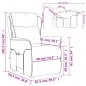 vidaXL Relaxsessel Elektrisch Dunkelbraun Stoff vidaXL Relaxsessel Elektrisch Dunkelbraun Stoff