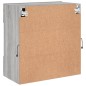 vidaXL TV-Wandschrank mit LED-Leuchten Grau Sonoma 58,5x30x60,5 cm vidaXL TV-Wandschrank mit LED-Leuchten Grau Sonoma 58,5x30x60,5 cm