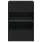 vidaXL TV-Wandschränke mit LED-Leuchten 2 Stk. Schwarz 40x30x60,5 cm vidaXL TV-Wandschränke mit LED-Leuchten 2 Stk. Schwarz 40x30x60,5 cm