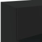 vidaXL TV-Wandschränke mit LED-Leuchten 2 Stk. Schwarz 40x30x60,5 cm vidaXL TV-Wandschränke mit LED-Leuchten 2 Stk. Schwarz 40x30x60,5 cm