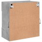 vidaXL TV-Wandschrank mit LED-Leuchten Betongrau 58,5x30x60,5 cm vidaXL TV-Wandschrank mit LED-Leuchten Betongrau 58,5x30x60,5 cm