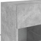 vidaXL TV-Wandschrank mit LED-Leuchten Betongrau 58,5x30x60,5 cm vidaXL TV-Wandschrank mit LED-Leuchten Betongrau 58,5x30x60,5 cm
