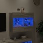 vidaXL TV-Wandschrank mit LED-Leuchten Grau Sonoma 78,5x30x60,5 cm vidaXL TV-Wandschrank mit LED-Leuchten Grau Sonoma 78,5x30x60,5 cm
