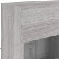 vidaXL TV-Wandschrank mit LED-Leuchten Grau Sonoma 78,5x30x60,5 cm vidaXL TV-Wandschrank mit LED-Leuchten Grau Sonoma 78,5x30x60,5 cm