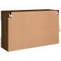 vidaXL TV-Wandschrank mit LED-Leuchten Braun Eichen-Optik vidaXL TV-Wandschrank mit LED-Leuchten Braun Eichen-Optik