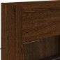 vidaXL TV-Wandschrank mit LED-Leuchten Braun Eichen-Optik vidaXL TV-Wandschrank mit LED-Leuchten Braun Eichen-Optik