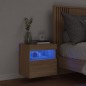 vidaXL TV-Wandschrank mit LED-Leuchten Sonoma-Eiche 40x30x40 cm vidaXL TV-Wandschrank mit LED-Leuchten Sonoma-Eiche 40x30x40 cm