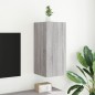 vidaXL TV-Wandschrank mit LED-Leuchten Grau Sonoma 30,5x35x70 cm vidaXL TV-Wandschrank mit LED-Leuchten Grau Sonoma 30,5x35x70 cm