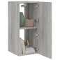 vidaXL TV-Wandschrank mit LED-Leuchten Grau Sonoma 30,5x35x70 cm vidaXL TV-Wandschrank mit LED-Leuchten Grau Sonoma 30,5x35x70 cm