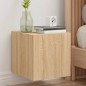 vidaXL TV-Wandschränke mit LED-Leuchten 2 Stk. Sonoma-Eiche vidaXL TV-Wandschränke mit LED-Leuchten 2 Stk. Sonoma-Eiche