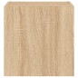 vidaXL TV-Wandschränke mit LED-Leuchten 2 Stk. Sonoma-Eiche vidaXL TV-Wandschränke mit LED-Leuchten 2 Stk. Sonoma-Eiche