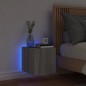 vidaXL TV-Wandschrank mit LED-Leuchten Grau Sonoma 30,5x35x30 cm vidaXL TV-Wandschrank mit LED-Leuchten Grau Sonoma 30,5x35x30 cm