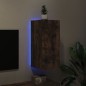 vidaXL TV-Wandschrank mit LED-Leuchten Räuchereiche 30,5x35x70 cm vidaXL TV-Wandschrank mit LED-Leuchten Räuchereiche 30,5x35x70 cm