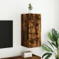 vidaXL TV-Wandschrank mit LED-Leuchten Räuchereiche 30,5x35x70 cm vidaXL TV-Wandschrank mit LED-Leuchten Räuchereiche 30,5x35x70 cm