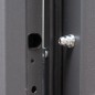 Haustür Aluminium Anthrazit 100x200 cm Haustür Aluminium Anthrazit 100x200 cm