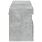 vidaXL TV-Wandschrank mit LED-Leuchten Betongrau 100x30x40 cm vidaXL TV-Wandschrank mit LED-Leuchten Betongrau 100x30x40 cm