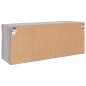 vidaXL TV-Wandschrank mit LED-Leuchten Grau Sonoma 100x30x40 cm vidaXL TV-Wandschrank mit LED-Leuchten Grau Sonoma 100x30x40 cm