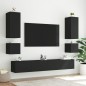 vidaXL TV-Wandschränke mit LED-Leuchten 2 Stk. Schwarz 40,5x35x40 cm vidaXL TV-Wandschränke mit LED-Leuchten 2 Stk. Schwarz 40,5x35x40 cm