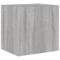 vidaXL TV-Wandschrank mit LED-Leuchten Grau Sonoma 40,5x35x40 cm vidaXL TV-Wandschrank mit LED-Leuchten Grau Sonoma 40,5x35x40 cm