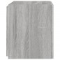 vidaXL TV-Wandschrank mit LED-Leuchten Grau Sonoma 40,5x35x40 cm vidaXL TV-Wandschrank mit LED-Leuchten Grau Sonoma 40,5x35x40 cm