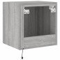 vidaXL TV-Wandschrank mit LED-Leuchten Grau Sonoma 40,5x35x40 cm vidaXL TV-Wandschrank mit LED-Leuchten Grau Sonoma 40,5x35x40 cm