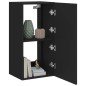 vidaXL TV-Wandschrank mit LED-Leuchten Schwarz 40,5x35x80 cm vidaXL TV-Wandschrank mit LED-Leuchten Schwarz 40,5x35x80 cm